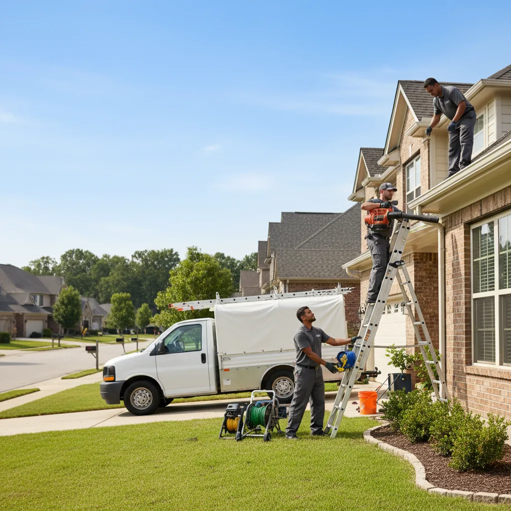 Home Gutter Service in Sublette, IL near me